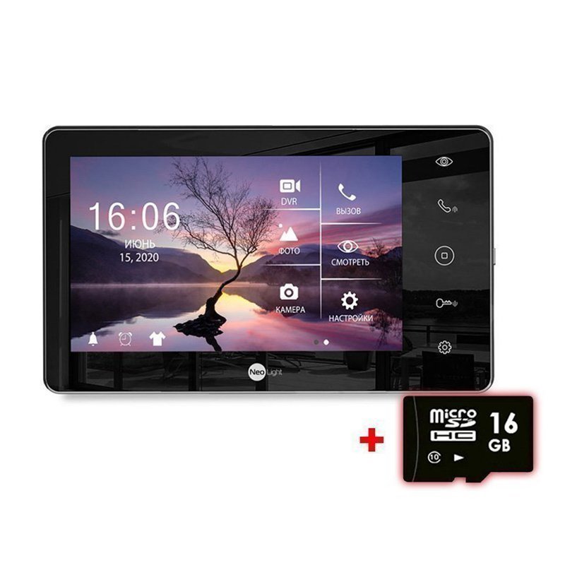 

Видеодомофон со встроенной памятью и автоответчиком neolight zeta+ hd black