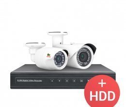 AHD комплект видеонаблюдения Partizan PRO AHD-36 2xCAM + 1xDVR + HDD