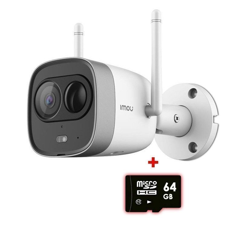 

Уличная wi-fi ip Камера с сиреной 2Мп imou new bullet (dahua ipc-g26ep)