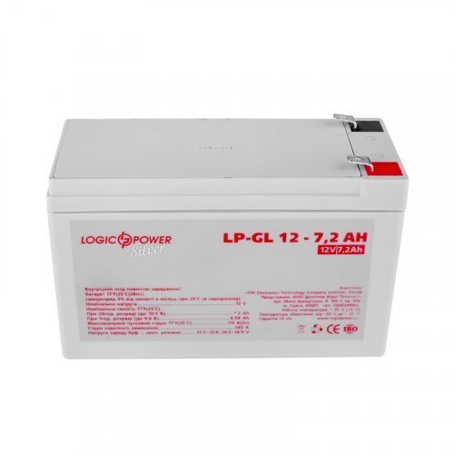 LogicPower LP-GL 12 - 7,2 AH SILVER