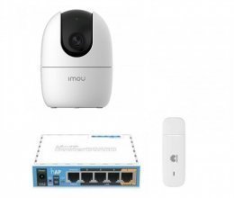 3G комплект видеонаблюдения с IP камерой IMOU Ranger 2 (Dahua IPC-A22EP)
