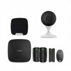 Комплект сигнализации Ajax для квартиры черный + камера IMOU Cue 2 (Dahua IPC-C22EP)