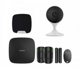 Комплект сигнализации Ajax для квартиры черный + камера IMOU Cue 2 (Dahua IPC-C22EP)