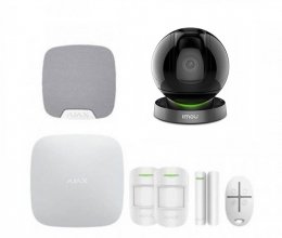 Комплект сигнализации Ajax для квартиры + камера IMOU Ranger Pro (Dahua IPC-A26HP)