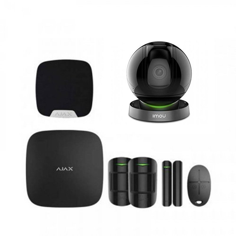

Комплект сигнализации ajax для квартиры черный + камера imou ranger pro (dahua ipc-a26hp)