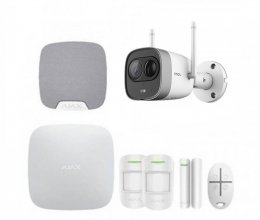 Комплект сигнализации Ajax для квартиры + камера IMOU New Bullet (Dahua IPC-G26EP)