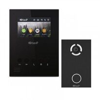 Комплект домофону BAS-IP AU-04LA Black та BAS-IP AV-03D Black