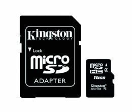 Карта пам'яті Kingston MicroSD 16Gb