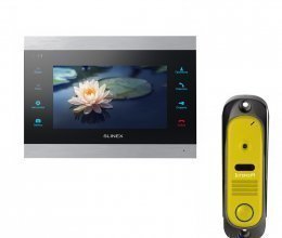 Комплект домофона Slinex SL-07IP Black и Intercom IM-10 Yellow