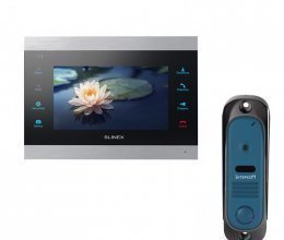 Комплект домофона Slinex SL-07IP Black и Intercom IM-10 Blue