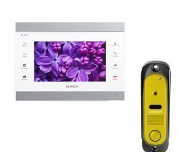 Комплект домофона Slinex SL-07IP White и Intercom IM-10 Yellow