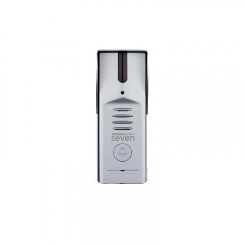 Антивандальная видеопанель для домофона SEVEN CP-7505 FHD Silver