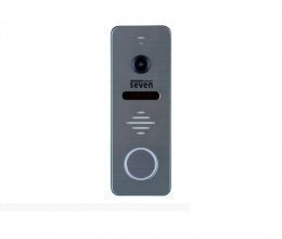 Антивандальна відеопанель домофону SEVEN CP-7504 FHD grey