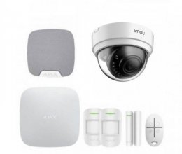 Комплект сигнализации Ajax для квартиры + камера IMOU Dome Lite (Dahua IPC-D42P)
