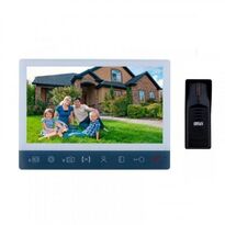 Комплект домофона SEVEN DP–7512 FHD IPS white и SEVEN CP-7505 FHD Black