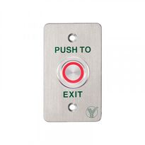 Кнопка выхода Yli Electronic PBS-820B(LED) пьезоэлектрическая с LED-подсветкой