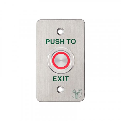 Кнопка выхода Yli Electronic PBS-820B(LED) пьезоэлектрическая с LED-подсветкой