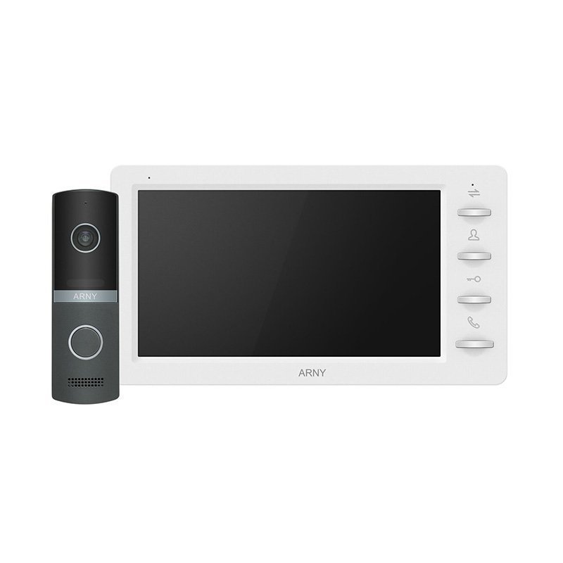 

Комплект видеодомофона arny avd-7030 1mpx white + graphite