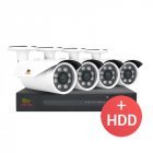 AHD комплект видеонаблюдения Partizan PRO AHD-29 4xCAM + 1xDVR + HDD