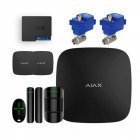Комплект сигнализации Ajax StarterKit черный + Кран Neptun Bugatti Pro 220В 3/4"