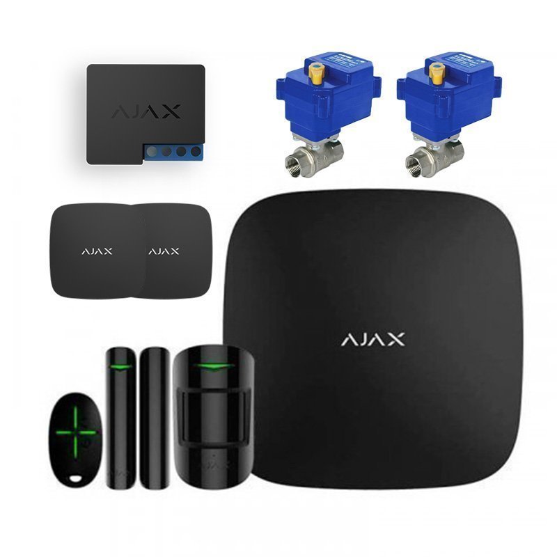 

Комплект сигнализации ajax starterkit черный + Кран neptun bugatti pro 220В 3/4"