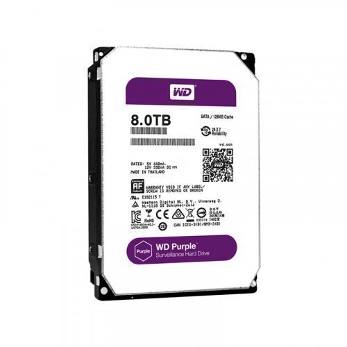 Жесткий диск HDD Western Digital Purple 8TB 128MB WD80PURZ 3.5 SATA III