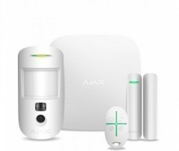 Комплект сигналізації Ajax StarterKit Cam Plus білий