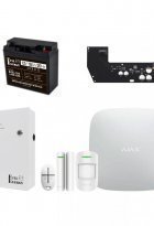 Ajax StarterKit белый + БПП для продолжительной автономной работы