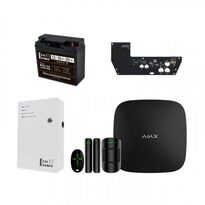 Ajax StarterKit черный + БПП для продолжительной автономной работы