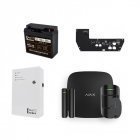 Ajax StarterKit Plus черный + БПП для продолжительной автономной работы