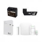 Ajax StarterKit Plus белый + БПП для продолжительной автономной работы