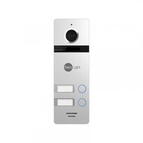 Антивандальная вызывная панель на 2 абонента NeoLight MEGA/2 FHD Silver