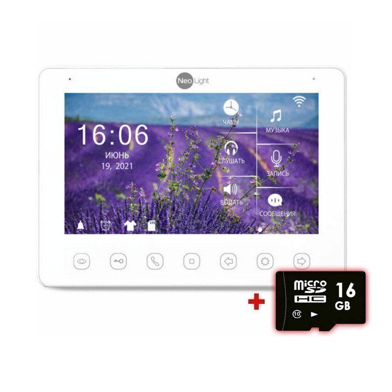 

Видеодомофон с wi-fi и переадресацией на смартфон neolight omega+ hd wf