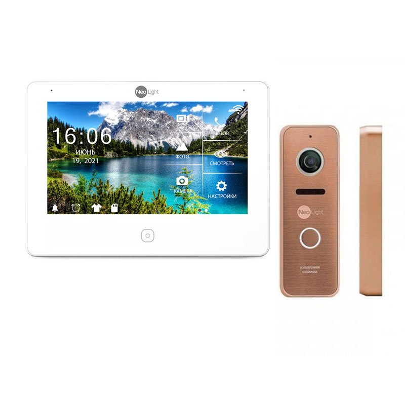 

Комплект домофона neolight alpha hd wf и prime fhd (pro) bronze