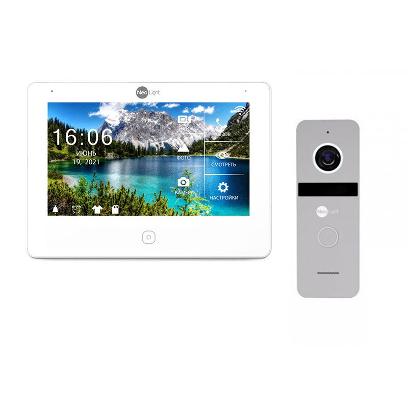 

Комплект домофона neolight alpha hd wf и solo fhd silver