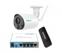 3G комплект видеонаблюдения с IP камерой Reolink Argus Eco