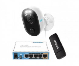 3G комплект видеонаблюдения с IP камерой Reolink Lumus