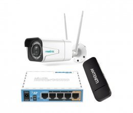 3G комплект видеонаблюдения с IP камерой Reolink RLC-511W