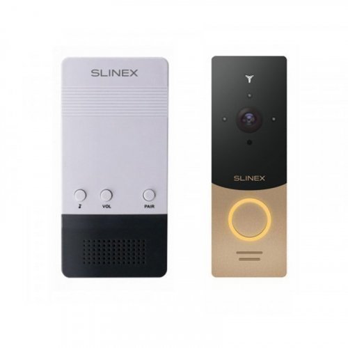 Комплект бездротового дзвінка Slinex CH-01 та Slinex ML-20IP Gold+Black