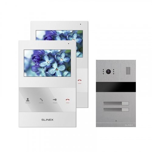 Комплект домофона Slinex SQ-04 White и Slinex MA-02