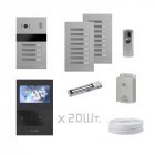 Комплект багатоквартирного домофону Slinex SQ-04 Black та Slinex MA-04