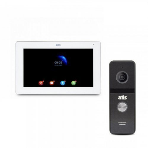 Комплект відеодомофону ATIS AD-770FHD White + AT-400FHD Black