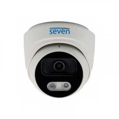IP відеокамера 2 Мп вулична/внутрішня SEVEN IP-7212PA white (2,8 мм)