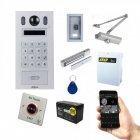 Комплект багатоквартирної IP домофонії з панеллю Dahua DHI-VTO6221E-P + монтаж