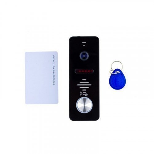Видеопанель для домофона со считывателем SEVEN CP-7504F RFID black