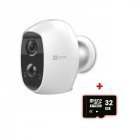 Аккумуляторная беспроводная WI-FI IP камера 2Мп EZVIZ CS-C3A (B0-1C2WPMFBR)