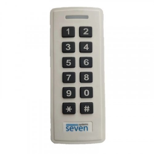 Контроллер + считыватель с кодовой клавиатурой SEVEN CR-7467w EM-Marin