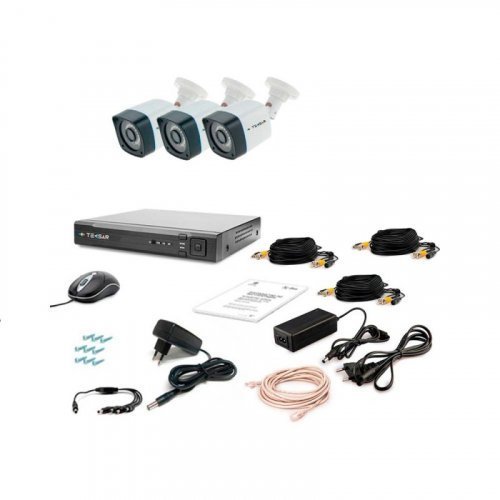 AHD комплект видеонаблюдения Tecsar AHD 3OUT-3M LIGHT