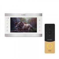 Комплект домофону Slinex SL-10IPTHD White та Slinex ML-20HD Gold