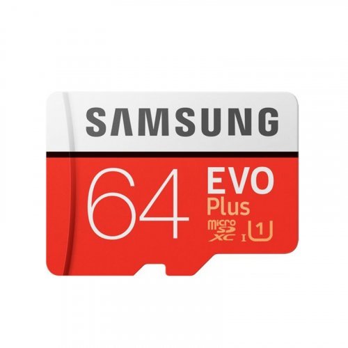 Карта пам'яті Samsung 64GB microSDXC C10 UHS-I U1 R100/W20MB/s Evo Plus V2